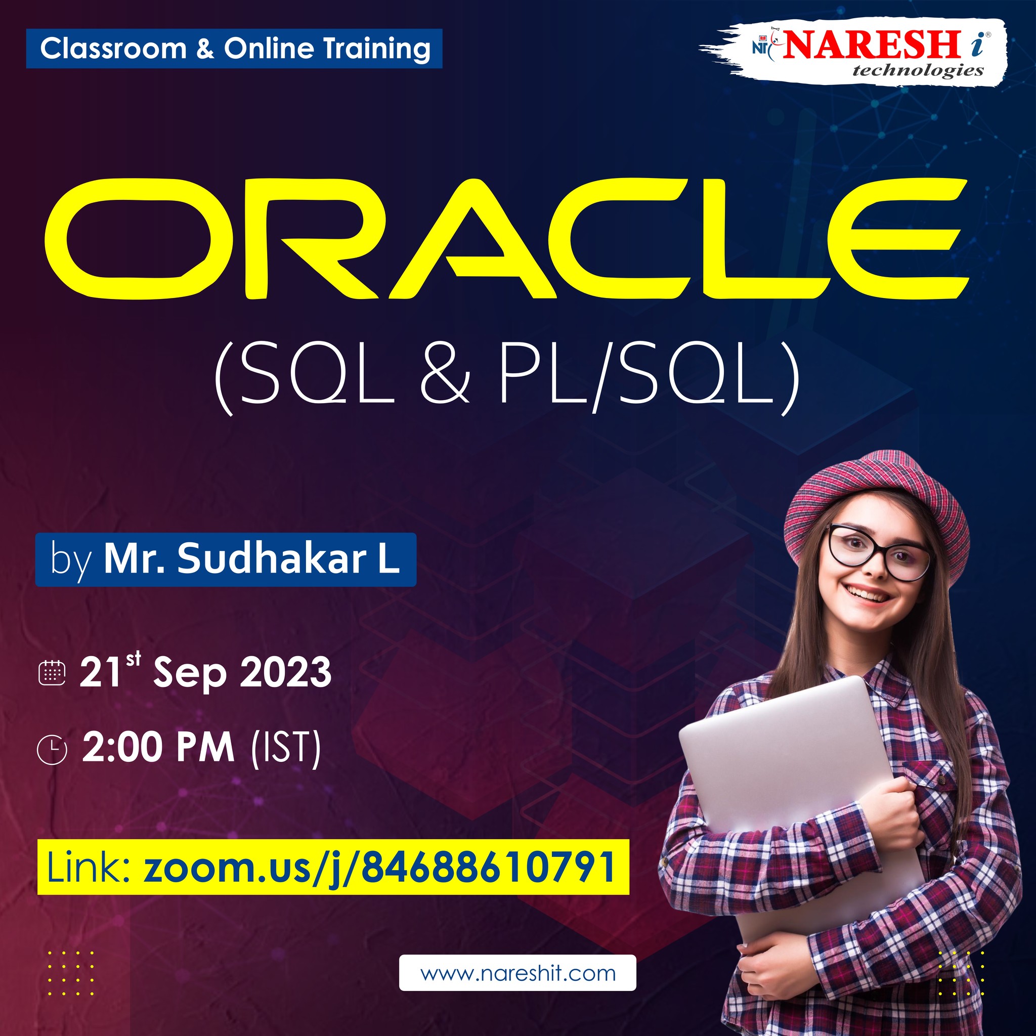 Free Demo On Oracle - Naresh IT,Hyderabad,Educational & Institute,Tuition & Tutors